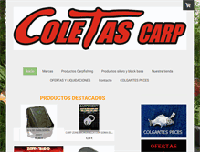 Tablet Screenshot of coletascarp.com